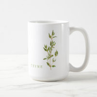 FRESH THYME Tall White Mug