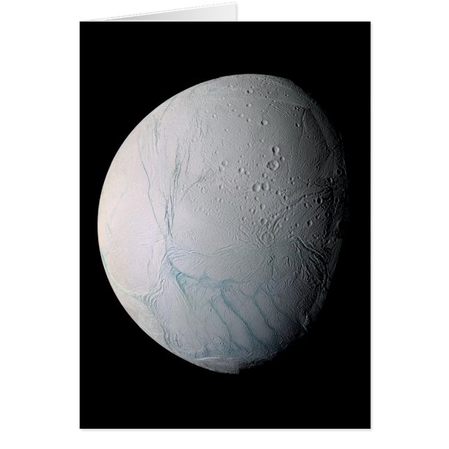 Fresh Tiger Stripes on Enceladus (Front)