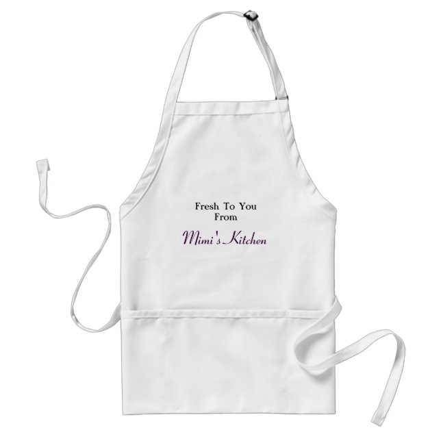 Fresh To You From, Mimi's Kitchen - Customised Standard Apron (Front)