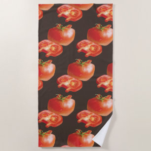 Fresh Tomato Beach Towel
