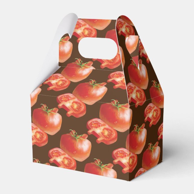 Fresh Tomato Favour Box (Front Side)