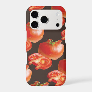 Fresh Tomato Pattern: Juicy Red Kitchen Art