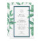 Fresh Tropical Island Beach Wedding Invitation