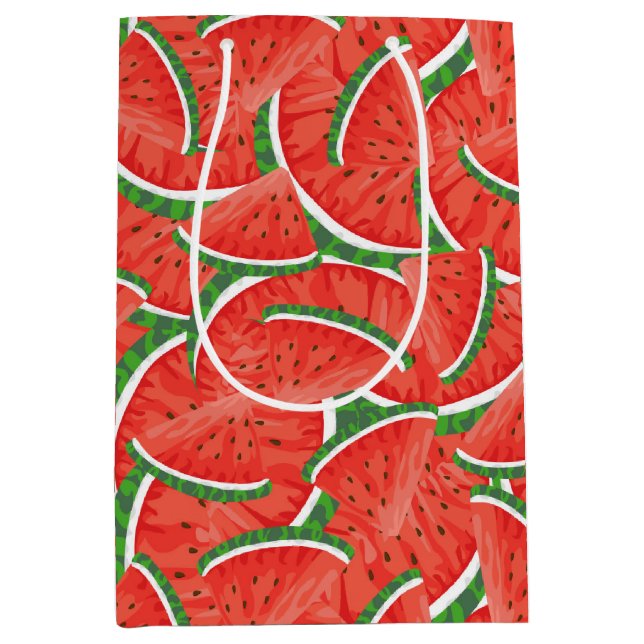 Fresh Tropical Watermelon Medium Gift Bag (Front)