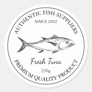 Fresh Tuna Fish Packaging Label