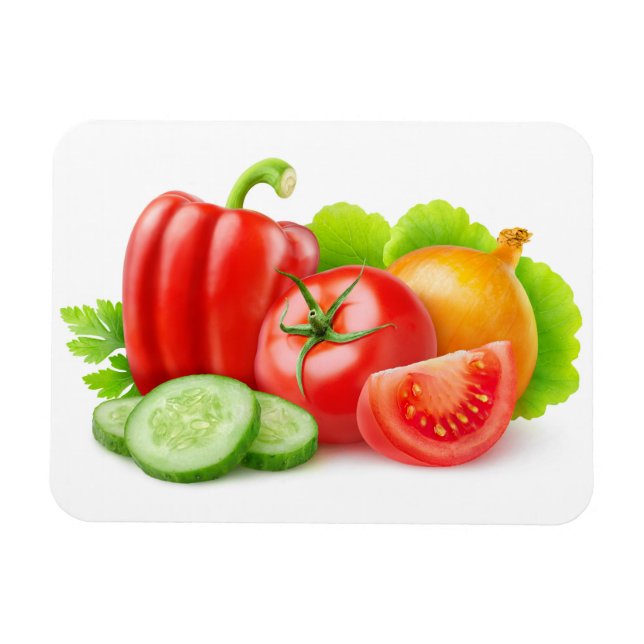 Fresh vegetables magnet (Horizontal)