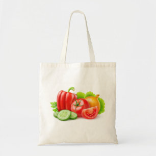 Fresh vegetables tote bag