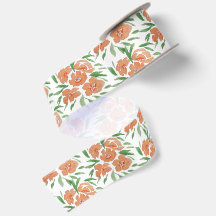 Fresh Vibrant Floral Watercolor Pattern