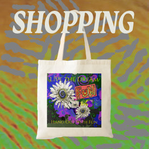 Fresh Vivid Colourful Fun Happy Tote Bag
