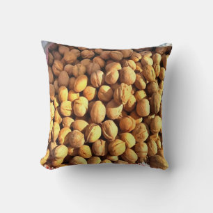 Fresh Walnuts Hyperrealistic Painting Cushion