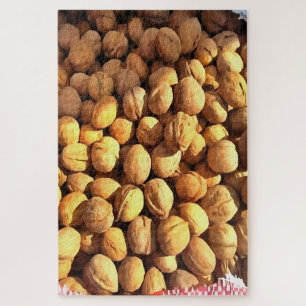 Fresh Walnuts Hyperrealistic Painting Jigsaw Puzzle
