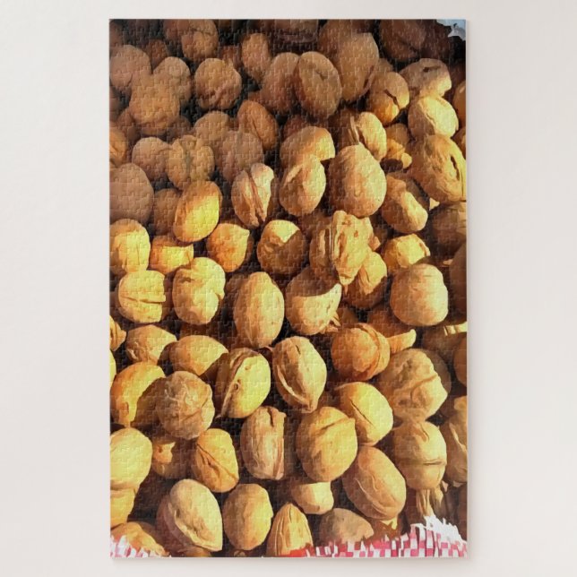 Fresh Walnuts Hyperrealistic Painting Jigsaw Puzzle (Vertical)