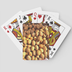 Fresh Walnuts Hyperrealistic Painting Playing Cards