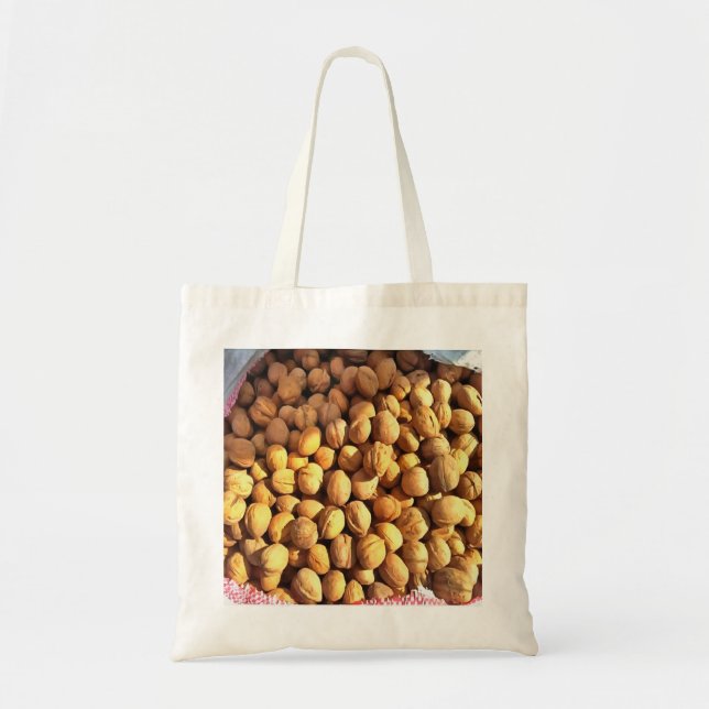 Fresh Walnuts Hyperrealistic Painting Tote Bag (Front)