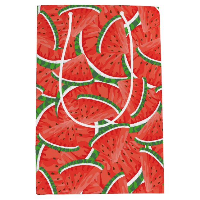 Fresh Watermelon Medium Gift Bag (Front)