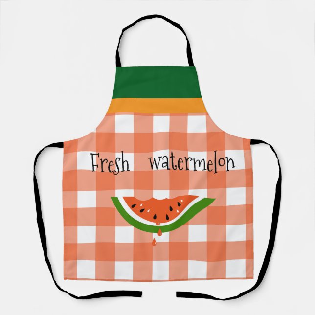 Fresh Watermelon Summer Apron (Front)