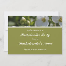 fresh white garden flowers bachelorettee party