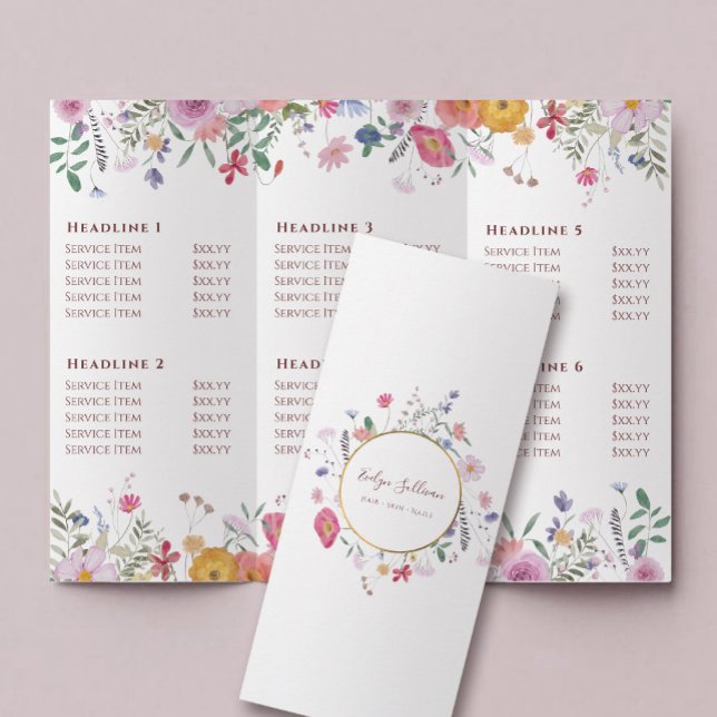 Fresh wildflowers brochure (Creator Uploaded)