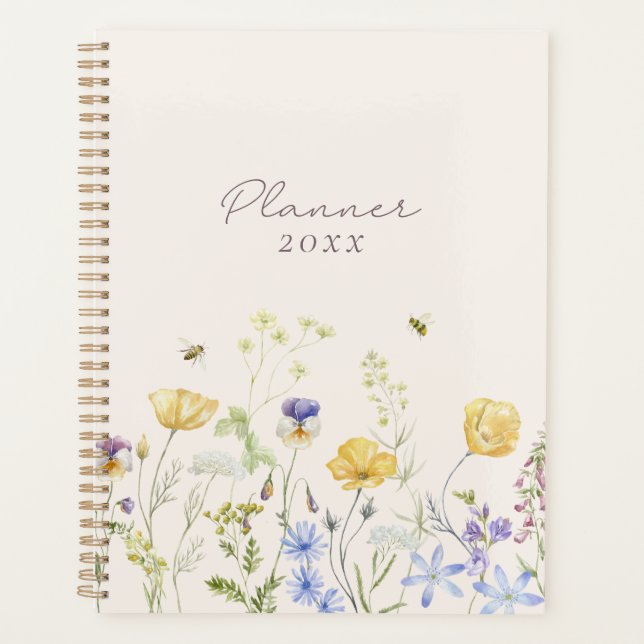 Fresh Wildflowers,  Planner (Front)