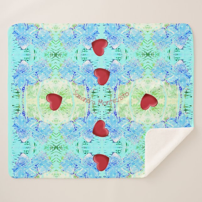 Fresh Women's Club Massage Sherpa Blanket (Front (Horizontal))