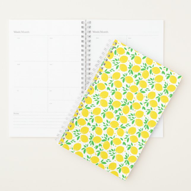 Fresh Yellow Lemons 2 Planner (Display)