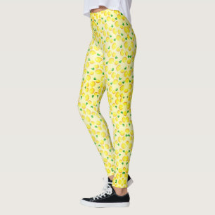 Fresh Yellow Lemons 4 Leggings