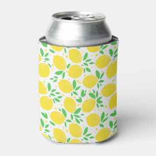Fresh Yellow Lemons - Can Cooler