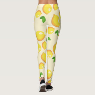 Fresh Yellow Lemons Leggings