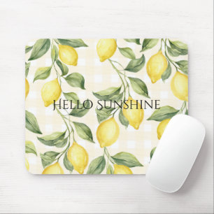 Fresh Yellow Lemons Mouse Mat