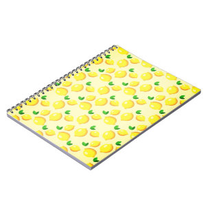 Fresh Yellow Lemons Notebook