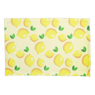 Fresh Yellow Lemons Pillowcase