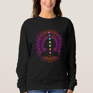 Fresh Yoga Chakra Buddhism Zen Spiritual Yoga Medi Sweatshirt