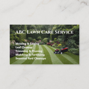 Freshcut Lawn Care Business Card
