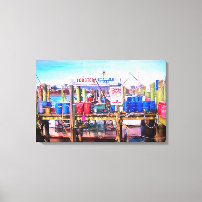 Freshest Seafood Canvas Print (Front)