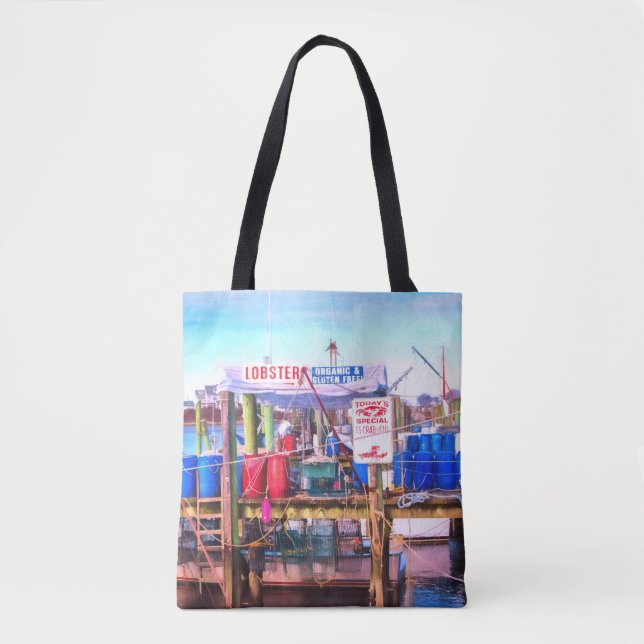 Freshest Seafood Tote Bag (Front)