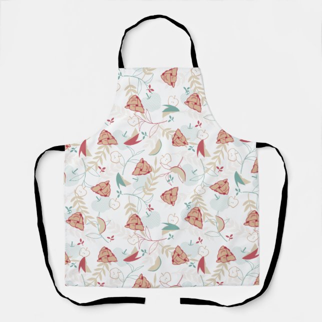  Freshly Baked Apple Pie Pattern Apron (Front)