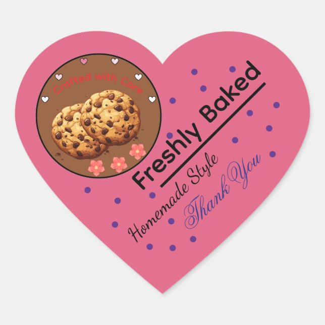 Freshly Baked Stickers for Bakeries (Front)