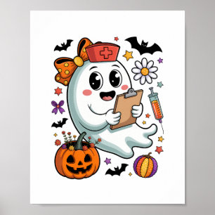 Freshly Boo'd Coffee Halloween Poster