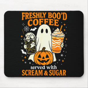 Freshly Boo'd Coffee Served With Scream And Sugar  Mouse Mat