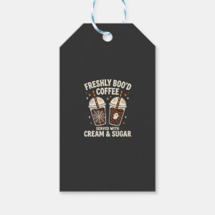 Freshly Bood Halloween Coffee Gift Tags