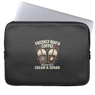 Freshly Bood Halloween Coffee Laptop Sleeve