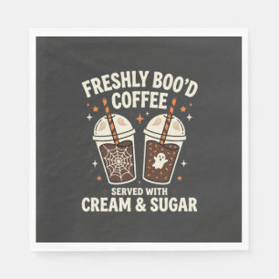 Freshly Bood Halloween Coffee Napkin