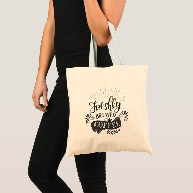 Freshly Brewed Coffee Tote Bag (Creator Uploaded)