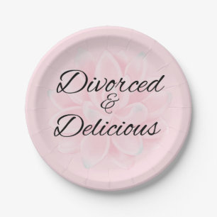 Freshly Divorced Woman Party Paper Plates