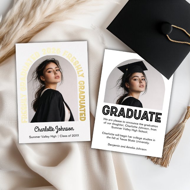 Freshly Graduated 2026 Inline Grad Announcement (Creator Uploaded)