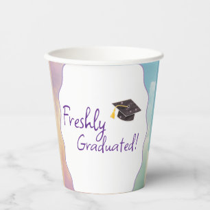 Freshly Graduated Graduation Party Paper Cup
