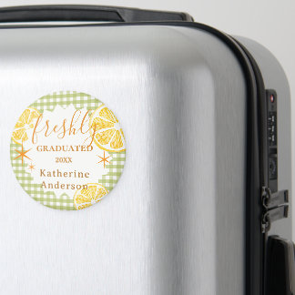 Freshly Graduated Lemon Gingaham  Magnet