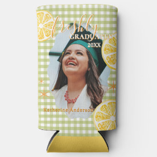 Freshly Graduated Lemon Gingaham Seltzer Can Cooler