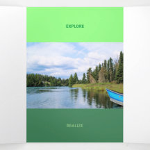 Freshly Green Tone Squared Off Qr Code