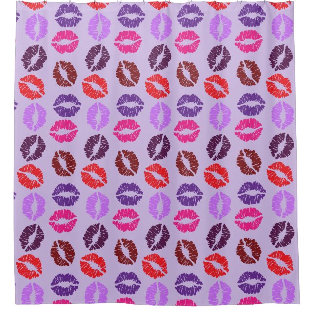 Freshly kissed  shower curtain (Front)